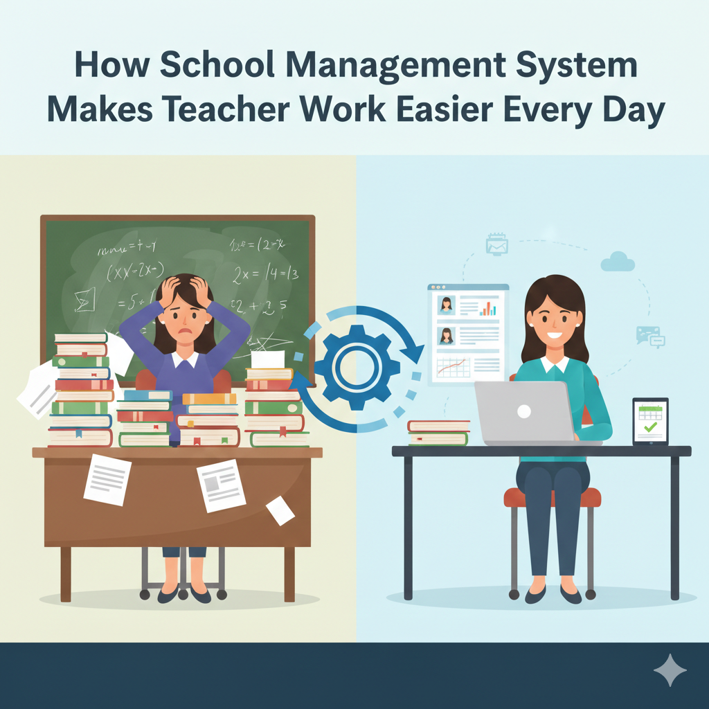 How School Management System Makes Teacher Work Easier Every Day