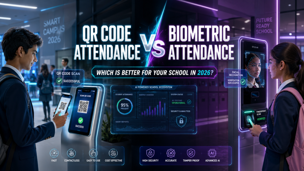 QR Code Attendance vs Biometric Attendance: Which Is Better for Your School in 2026?