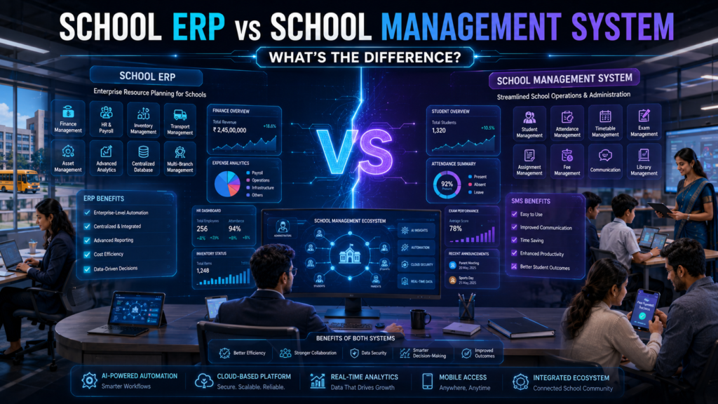 School ERP vs School Management System: What’s the Difference?